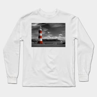 Smeatons Tower on Plymouth Hoe Long Sleeve T-Shirt